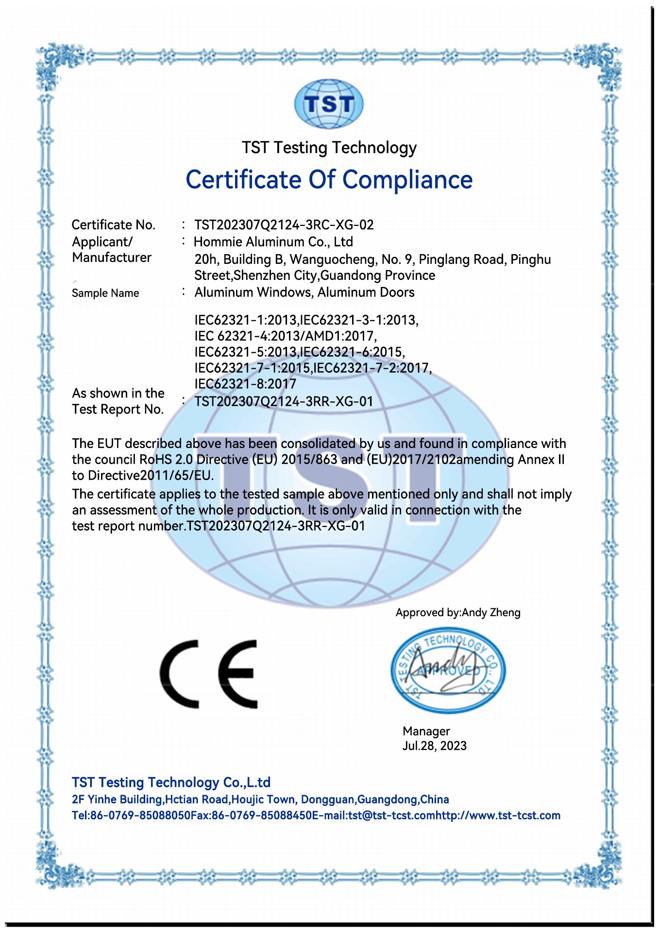 CE Certification